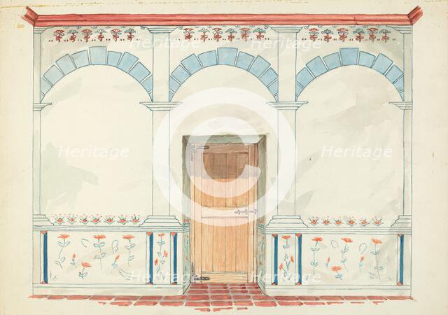 Restoration Drawing, 1935/1942. Creator: Robert W.R. Taylor.