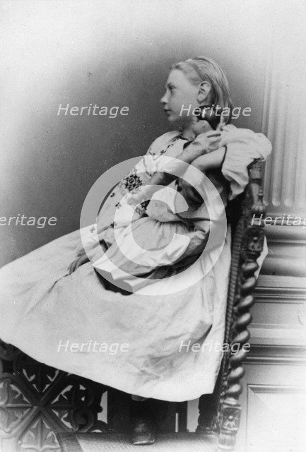 Grand Duchess Vera Constantinovna of Russia, c1861-c1865(?). Artist: Unknown