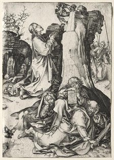 Christ on the Mount of Olives. Creator: Martin Schongauer (German, c.1450-1491).