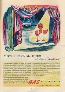 Curtain Up On Mr. Therm, 1951. Artist: Unknown