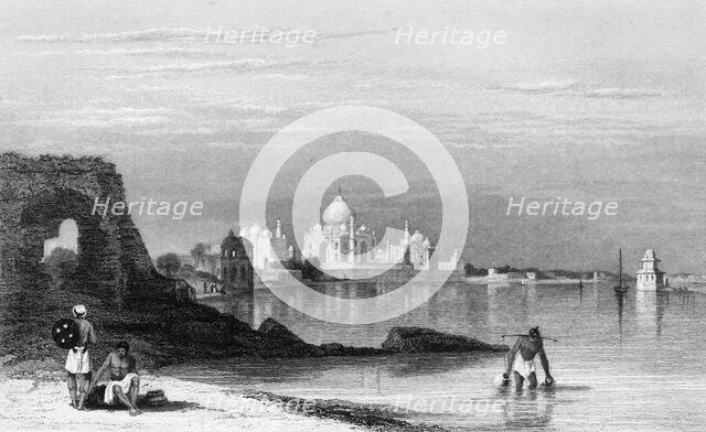 'Taj Mahal, - Agra', 1834. Creator: Samuel Prout.