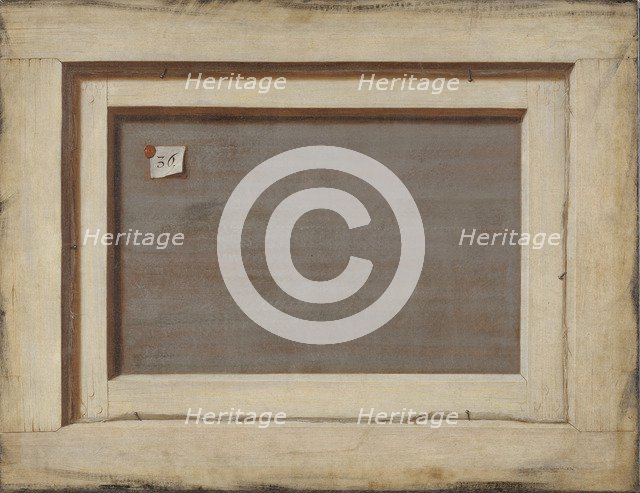 Trompe l'oeil. The Reverse of a Framed Painting, 1668-1672. Artist: Gijsbrechts, Cornelis Norbertus (before 1657-after 1675)
