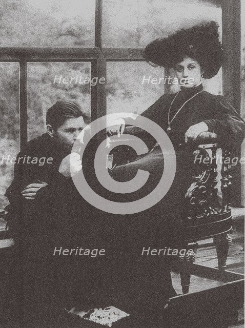 Maxim Gorky and Maria Andreyeva, 1905.