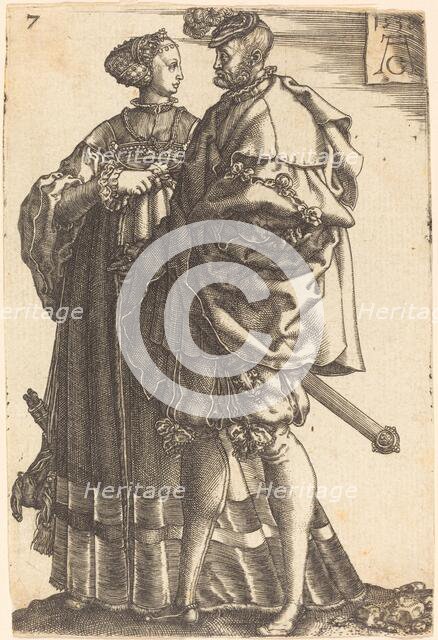 Large Wedding Dancers, 1538. Creator: Heinrich Aldegrever.
