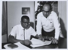 Mr Phillip Goldson, leader of the National Independence Party, British Honduras, March 1965.  Creator: Unknown.