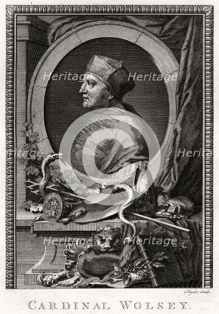 'Cardinal Wolsey', 1775. Artist: Ryder