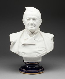 Bust of President Thiers, Sèvres, 1883. Creators: Sèvres Porcelain Manufactory, Albert Ernest Carrier de Belleuse.