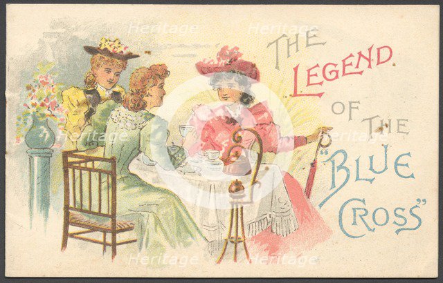 Blue Cross Tea, 1890s. Artist: Unknown