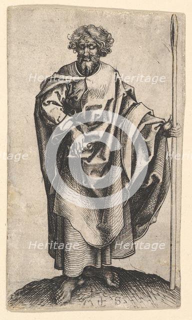 St. Thomas, ca. 1435-1491. Creator: Martin Schongauer.