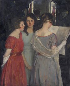 Three Sisters, 1922. Creator: George Harcourt.