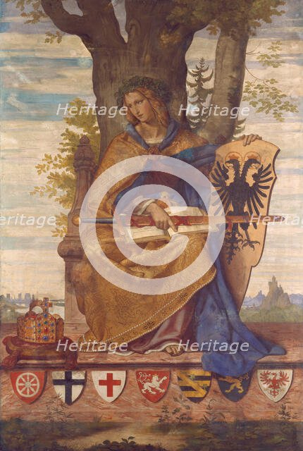 Germania, 1834-1836. Creator: Philipp Veit.