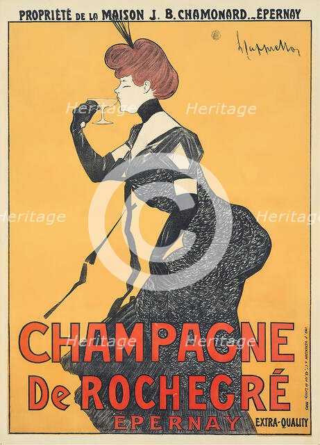 Champagne De Rochegré, 1900s. Creator: Cappiello, Leonetto (1875-1942).