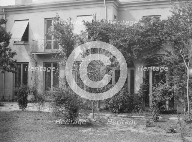 Two-story house, New Orleans or Charleston, South Carolina, between 1920 and 1926. Creator: Arnold Genthe.