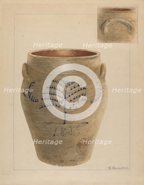 Crock, 1936. Creator: Nicholas Amantea.