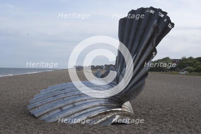 Hambling's Scallop, Aldeburgh, Suffolk, UK, 25/5/10.  Creator: Ethel Davies.