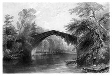 The Bridge of Doon, Ayrshire, 1838.Artist: GK Richards