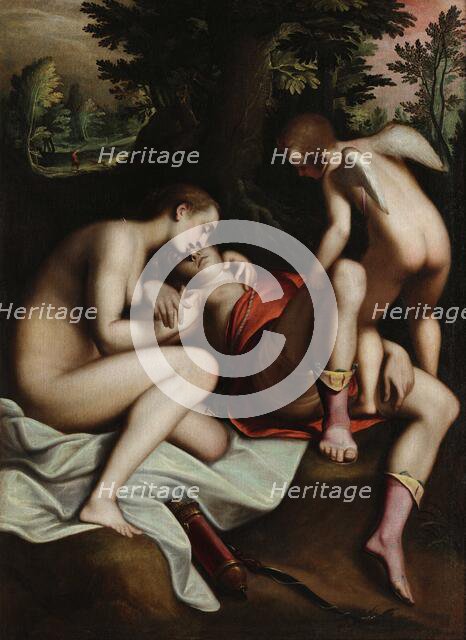 Death of Adonis, before 1585. Creator: Cambiaso (Cambiasi), Luca (1527-1585).