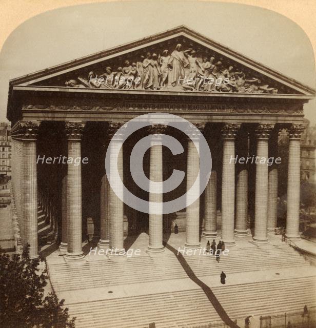 'The Church of the Madeline, Paris, France', 1900. Creator: Underwood & Underwood.