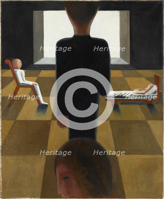 Rest room, 1925. Creator: Schlemmer, Oskar (1888-1943).