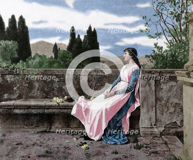 Matilda of Tuscany, (1887).  Creator: Richard Brend'amour.
