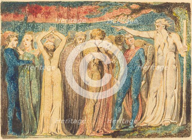 Joseph of Arimathea Preaching to the Britons, c. 1794/1796. Creator: William Blake.
