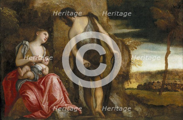 The family of Cain wandering. Artist: Veronese, Paolo (1528-1588)