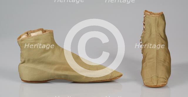 Boots, American, 1850-65. Creator: Unknown.
