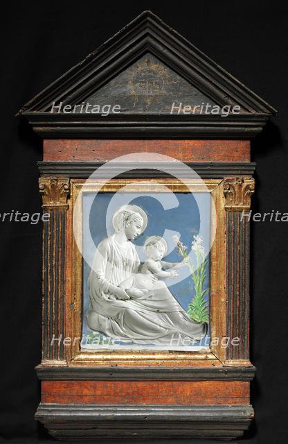 Madonna and Child, c. 1460-1470. Creator: Luca della Robbia (Italian, 1400 ?-1482).
