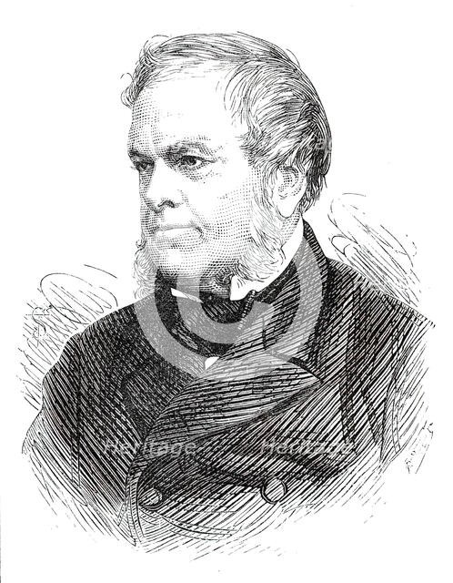 The late Mr. John Forster, 1876. Creator: Unknown.