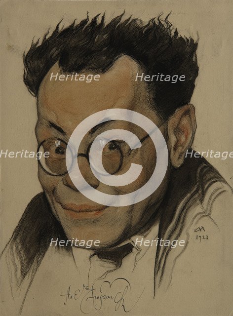 Portrait of the author Alexei M. Remizov (1877-1957), 1923. Artist: Andreev, Nikolai Andreevich (1873-1932)