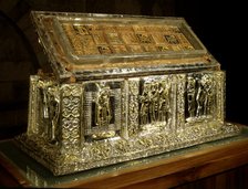 Saint Isidore reliquary box in silver gilt, preserved in the Real Collegiate Church of San Isidor…