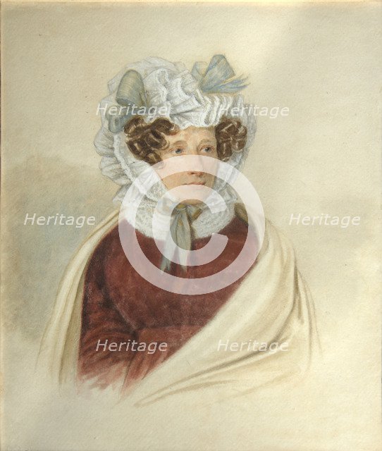 Portrait of Yelizaveta Markovna Poltoratskaya (1768-1838), 1820s. Artist: Anonymous  