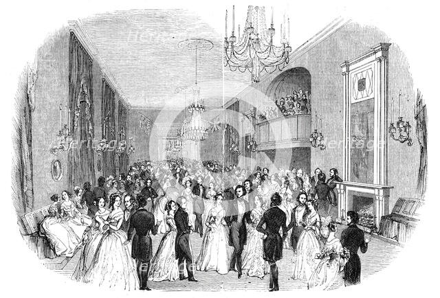 The Pytchley Hunt Ball, Northampton, 1844. Creator: Unknown.