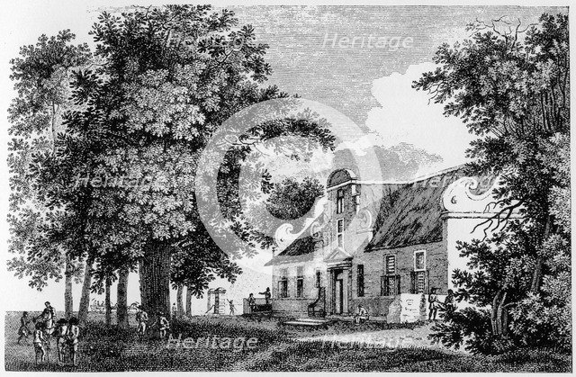 Groot Constantia wine farm, South Africa, 18th century (1931). Artist: Unknown