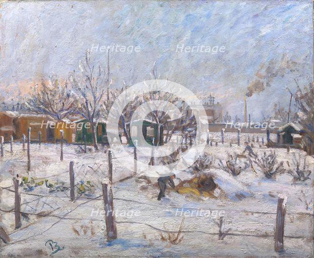 Winter at Norrebro, 1912-1913. Creator: Peter Rostrup Boyesen.