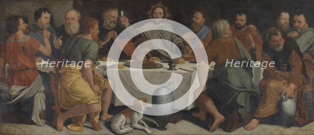 The Last Supper, 1588. Creator: Lambert van Noort.