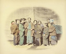 Group in the Street, 1866-1867. Creator: Felice Beato.