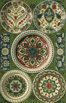 Persian pottery, (1898). Creator: Unknown.