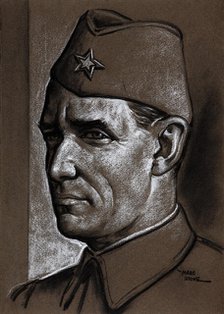 Marshal Josip Broz Tito, between 1939 and 1946. Creators: Central Office of Information, Marc Stone.