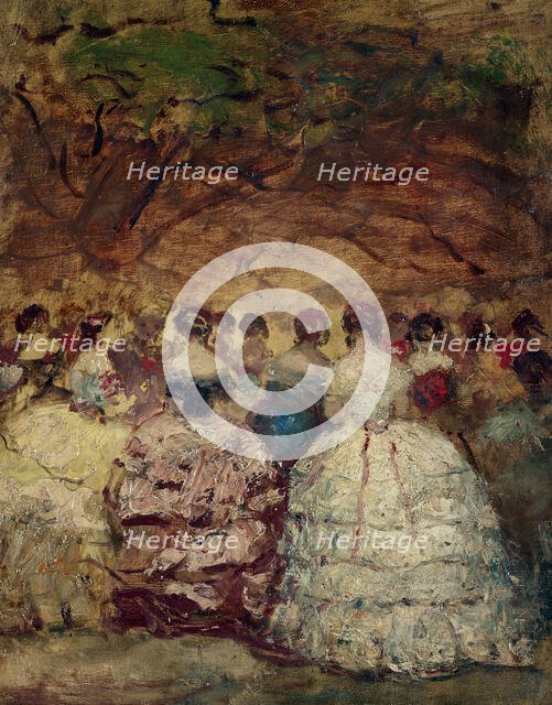 A Fete at the Tuileries, 1856. Creator: Adolphe Monticelli.