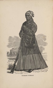 Scenes in the life of Harriet Tubman, [Frontispiece], 1869. Creator: George R Lockwood.