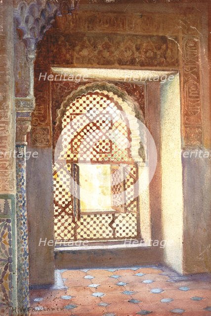 A Window in the Hall of Justice, 1906. Creator: Herbert W. Faulkner.