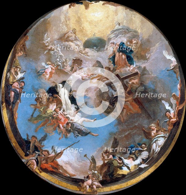 The Glory of Saint Dominic, ca 1738. Creator: Tiepolo, Giambattista (1696-1770).