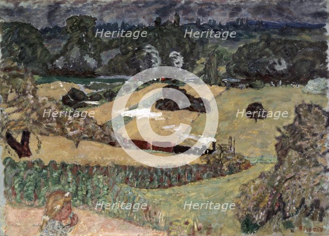 'Landscape with Freight Train', 1909.  Artist: Pierre Bonnard