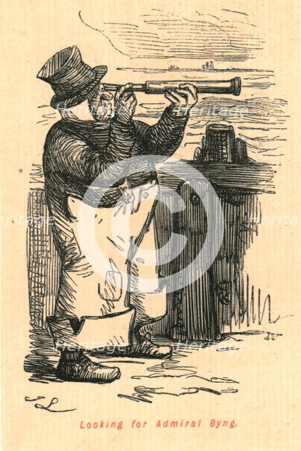 'Looking for Admiral Byng', 1897.   Creator: John Leech.