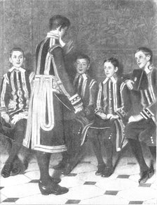 Pictures from the Royal Academy: "Children of the Chapel"...W. F. Yeames, R.A., 1898. Creator: Unknown.