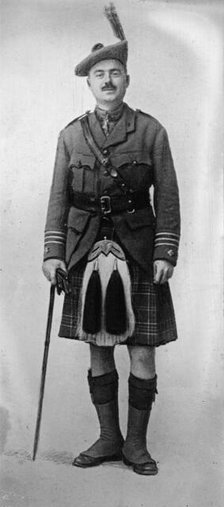 Lt. Col. Percy A. Guthrie, 236 Battalion, Canada, 'The Maclean Kilties of America', 1917. Creator: Harris & Ewing.