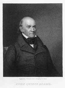 John Quincy Adams, 6th President of the United States of America, (19th century). Artist: John Wesley Paradise