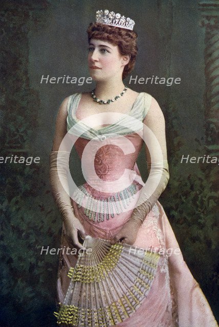 Lillie Langtry (1853-1929), English actress, 1899-1900.Artist: W&D Downey