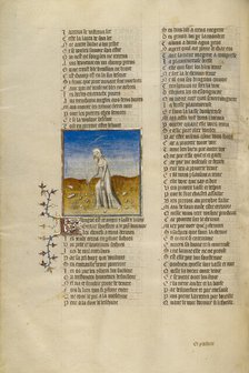 The Personification of Hunger; Roman de la Rose, about 1405. Creator: Unknown.